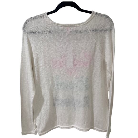 Lilly Pulitzer Coffee Beach Repeat Danette Sweater Resort Beachy Lightweight, S - Picture 8 of 8